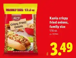 Lidl Kania crispy fried onions offer