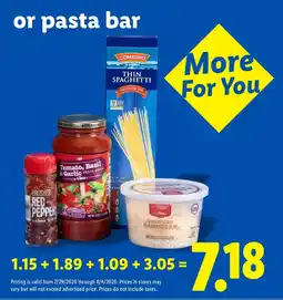 Lidl Combino thin spaghetti offer