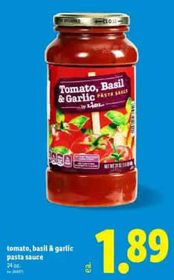 Lidl Lidl tomato, basil & garlic pasta sauce offer