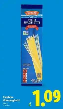 Lidl Combino thin spaghetti offer