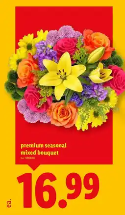 Lidl premium seasonal mixed bouquet offer