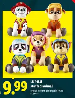 Lidl Lupilu stuffed animal offer