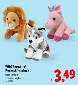 Lidl Wild Republic Pocketkins plush offer
