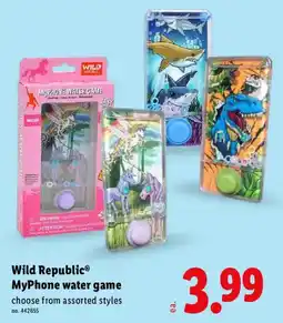 Lidl Wild Republic MyPhone water game offer