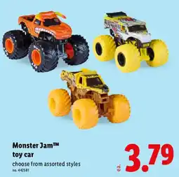 Lidl Monster Jam™ toy car offer