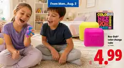 Lidl Nee-Doh color change cube offer
