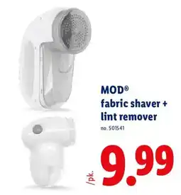 Lidl Mod fabric shaver + lint remover offer