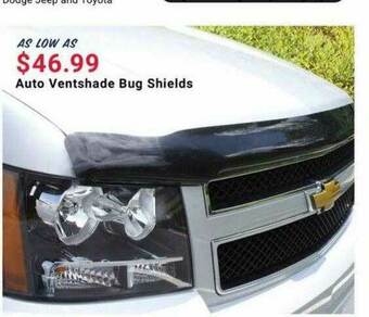 Pep Boys Auto Ventshade Bug Shields offer
