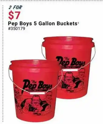 Pep Boys Pep Boys 5 Gallon Buckets offer