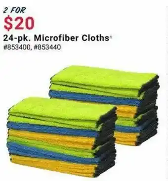 Pep Boys 24-pk. Microfiber Cloths offer