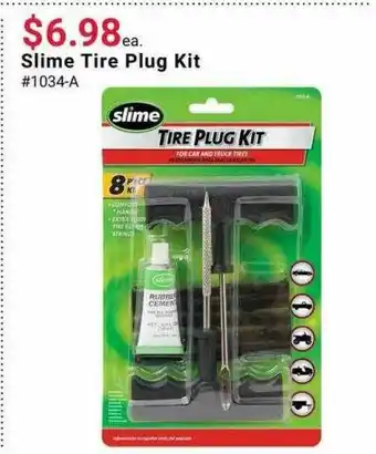 Pep Boys Slime Tire Plug Kit offer