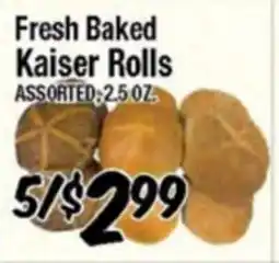 Western Beef Fresh Baked Kaiser Rolls offer