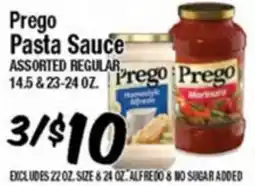 Western Beef Prego Pasta Sauce offer