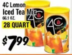 Western Beef 4C Lemon Iced Tea Mix offer