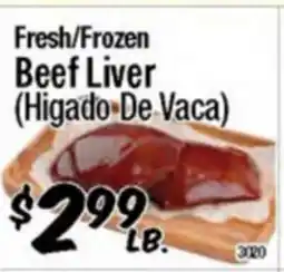 Western Beef Fresh/Frozen Beef Liver offer