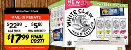Western Beef WHITE CLAW HARD SELZER offer