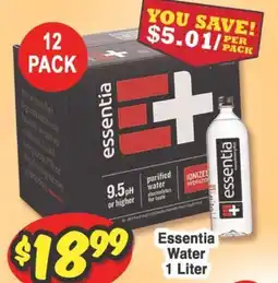Western Beef Essentia Water offer
