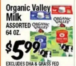 Western Beef Organic Valley Milk offer