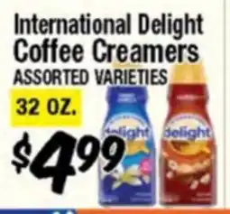 Western Beef International Delight Coffee Creamers offer