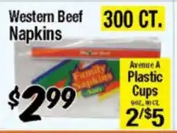 Western Beef Western Beef Napkins offer