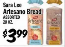 Western Beef Sara Lee Artesano Bread offer