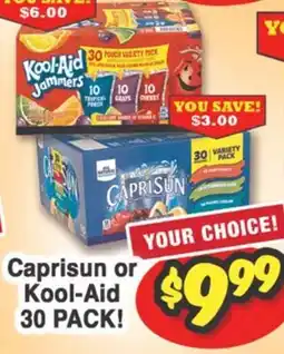 Western Beef Caprisun or Kool-Aid 30 PACK! offer