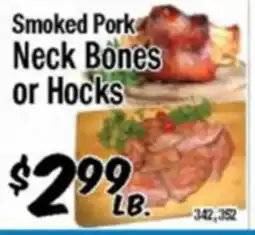 Western Beef Smoked Pork Neck Bones or Hocks offer