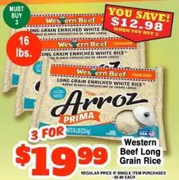 Western Beef Western Beef Long Grain Rice offer