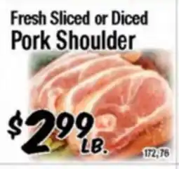 Western Beef Fresh Sliced or Diced Pork Shoulder offer