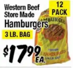 Western Beef Western Beef Store Made Hamburgers offer