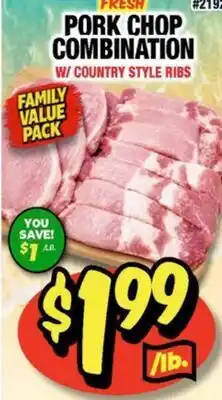 Western Beef PORK CHOP COMBINATION offer