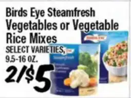Western Beef Birds Eye Steamfresh Vegetables or Vegetable Rice Mixes offer