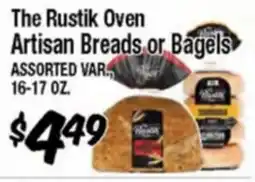 Western Beef The Rustik Oven Artisan Breads or Bagels offer