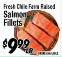 Western Beef Fresh Chile Farm Raised Salmon Fillets offer