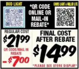 Western Beef BUD LIGHT offer