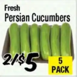 Western Beef Fresh Persian Cucumbers offer