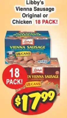 Western Beef Libby's Vienna Sausage Original or Chicken offer