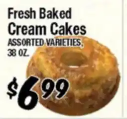 Western Beef Fresh Baked Cream Cakes offer
