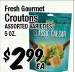 Western Beef Fresh Gourmet Croutons offer