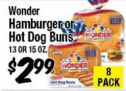 Western Beef Wonder Hamburger or Hot Dog Buns offer