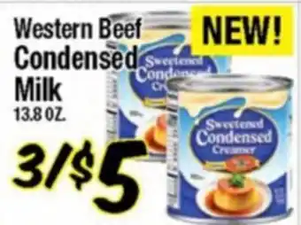 Western Beef Western Beef Condensed Milk offer