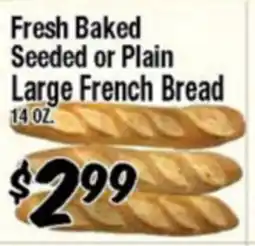Western Beef Fresh Baked Seeded or Plain Large French Bread offer