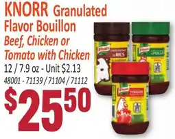 Jetro KNORR Granulated Flavor Bouillon offer