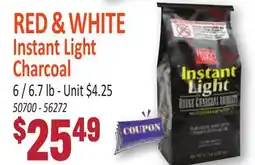 Jetro INSTANT LIGHT CHARCOAL RED & WHITE offer