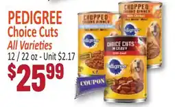 Jetro PEDIGREE Choice Cuts offer