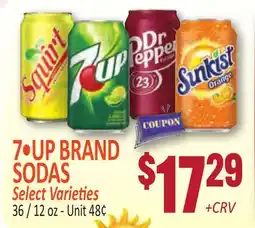 Jetro 7•UP BRAND SODAS offer