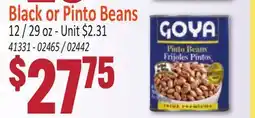 Jetro Goya Black or Pinto Beans offer