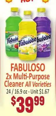 Jetro FABULOSO 2x Multi-Purpose Cleaner All Varieties offer