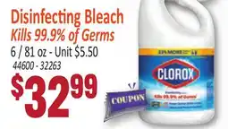Jetro Clorox Disinfecting Bleach offer
