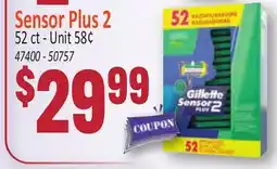 Jetro Gillette Sensor Plus 2 offer